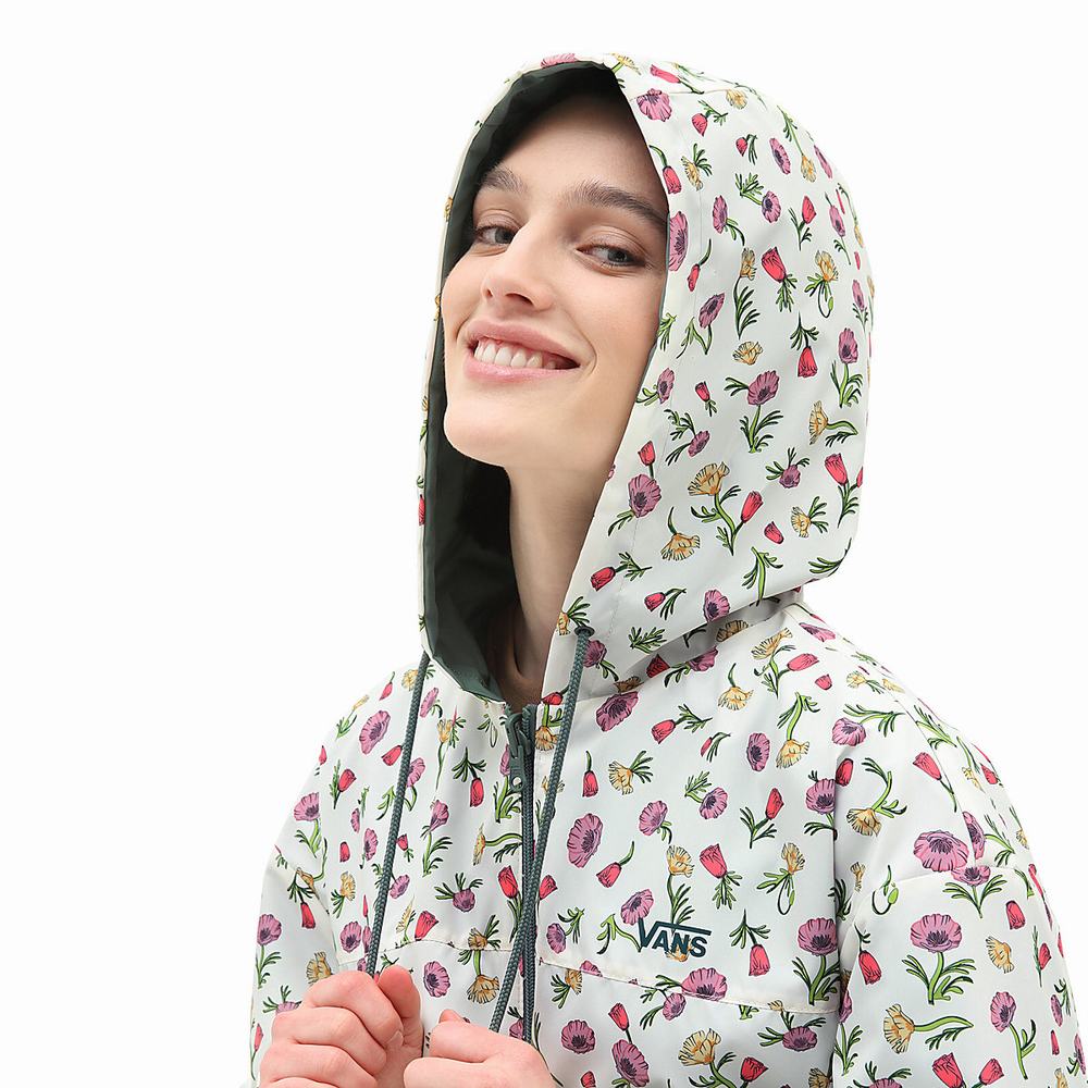Vans Mercy Reversible Parka Bundy Damske Zelene | NV3810764