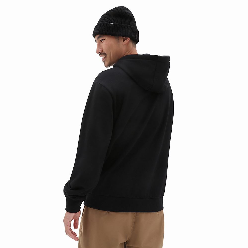 Vans Relaxed Fit Mikiny S Kapucňou Panske Čierne | DK9376841
