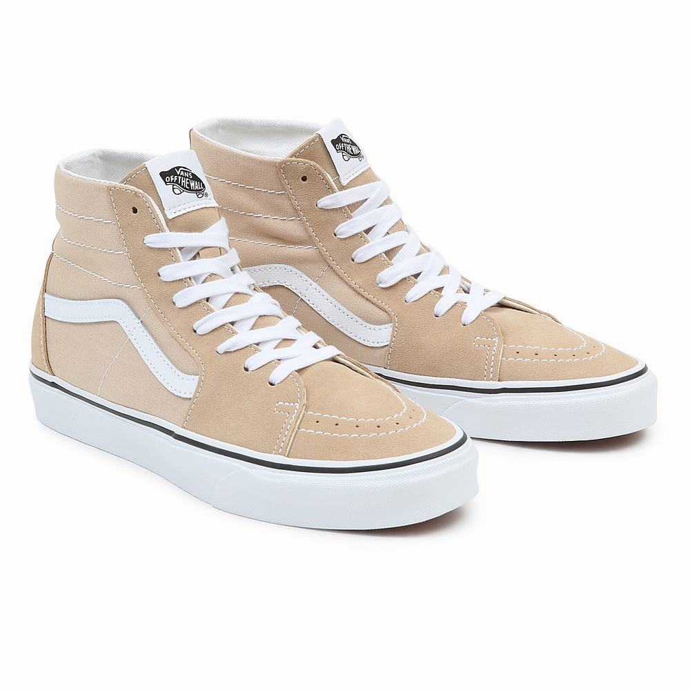 Vans Sk8-Hi Tapered Vysoke Tenisky Damske Biele/Béžové | BH2513976