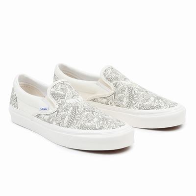 Vans Anaheim Factory Classic Slip-On 98 Dx Slip On Tenisky Panske Biele | EV8534710