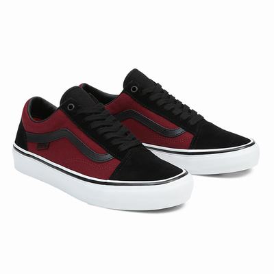 Vans Skate Old Skool Tenisky Damske Čierne/Červené | PW5687240