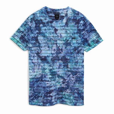 Vans Tie Dye Checkerstripe Tricko Panske Nachový | UZ9754308